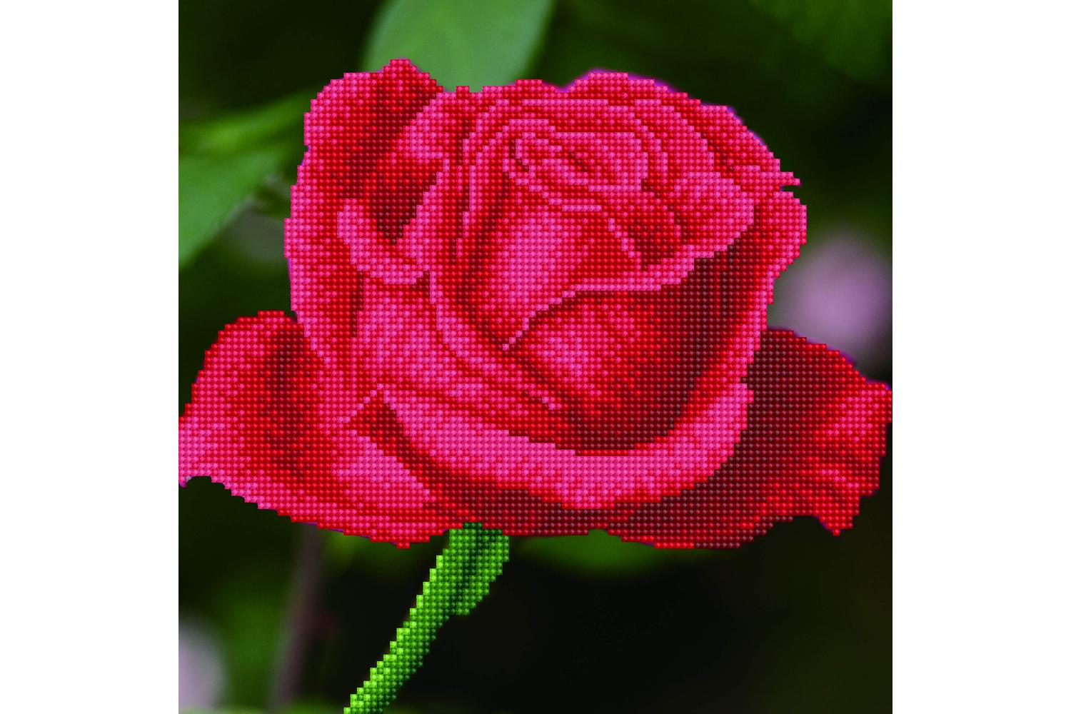 Diamond Dotz Gro-dd5.038 - Rose Bud - Diamond Painting Kit R