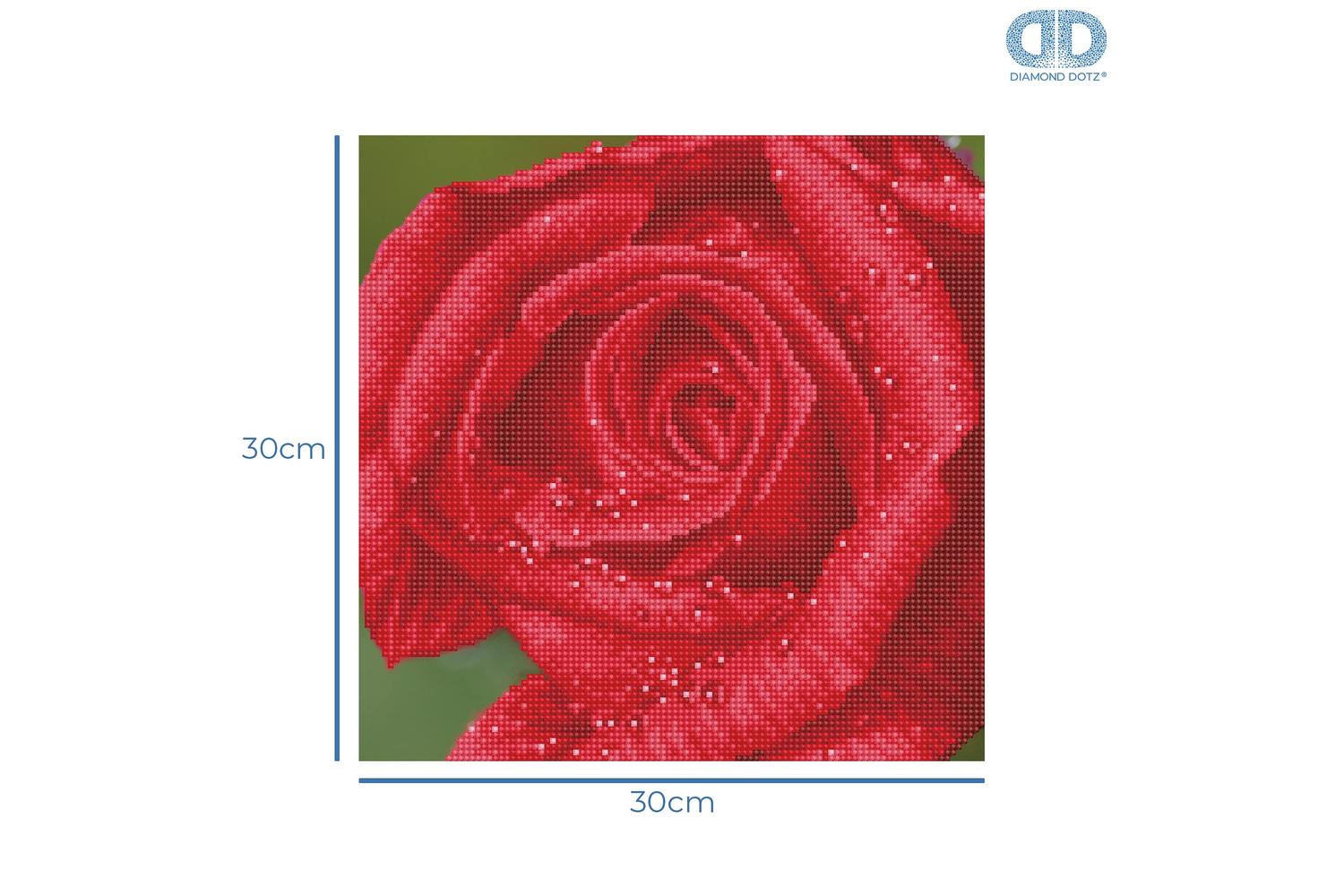 Diamond Dotz Gro-dd5.039 - Rose Dew - Diamond Painting Kit R-3