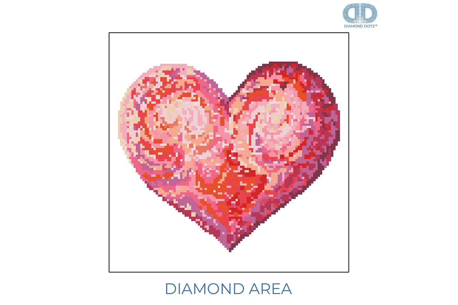 Diamond Dotz Gro-dd5.035 - Heartfelt - Diamond Painting Kit-2