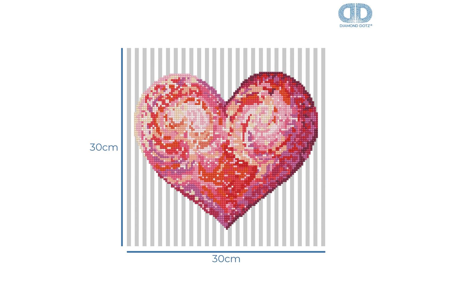 Diamond Dotz Gro-dd5.035 - Heartfelt - Diamond Painting Kit-3