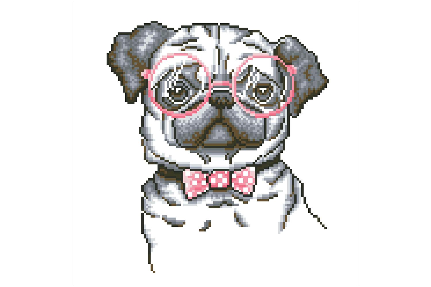 Diamond Dotz Gro-dd7.035 - Hug A Pug - Diamond Painting Kit-3
