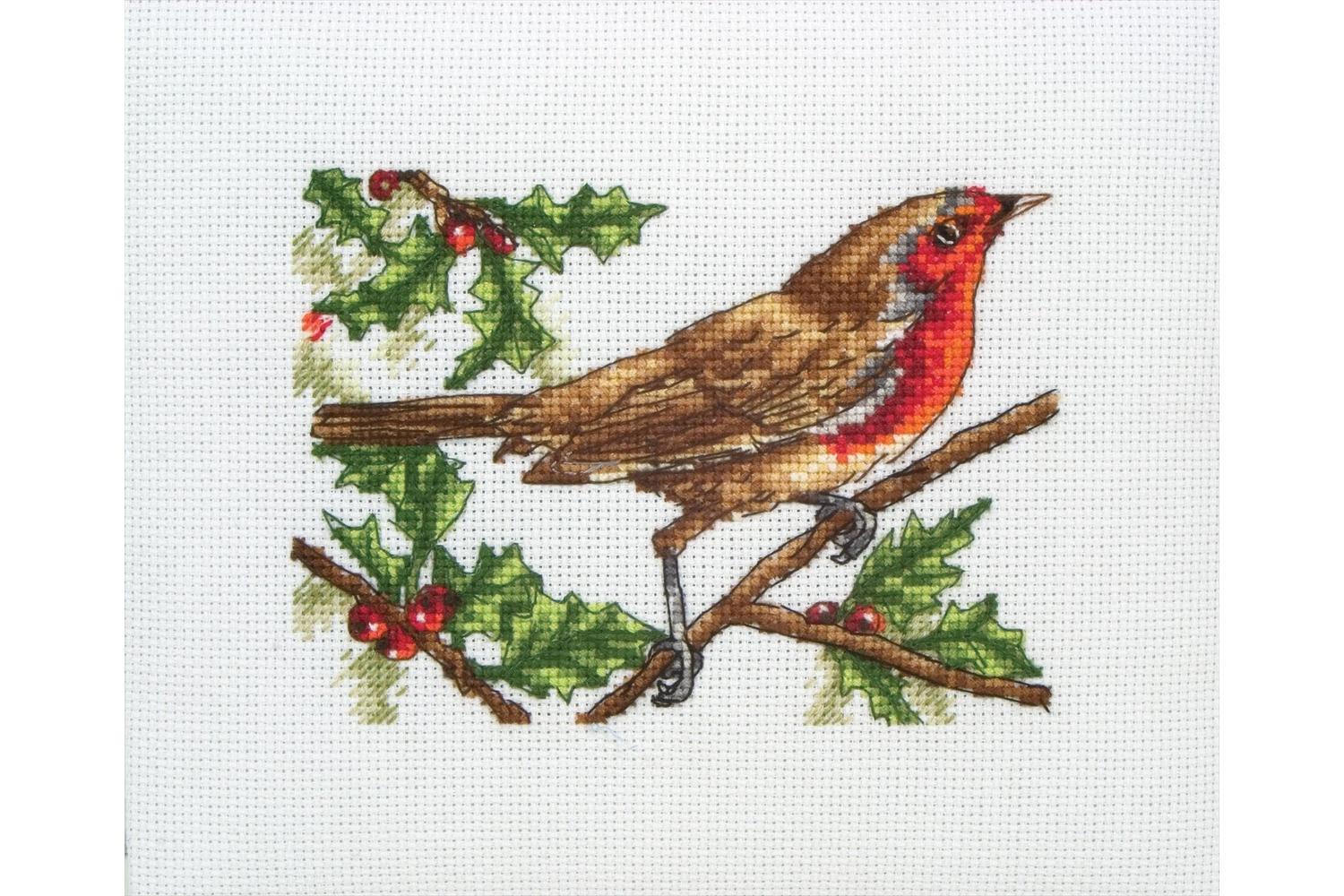 Anchor Gro-pce202 - Robin - Counted Cross Stitch Kit Essenti