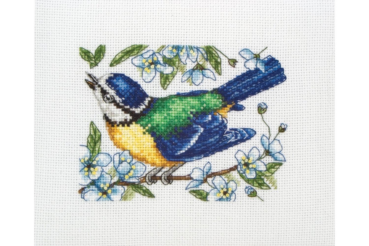Anchor Gro-pce204 - Blue Tit - Counted Cross Stitch Kit Esse