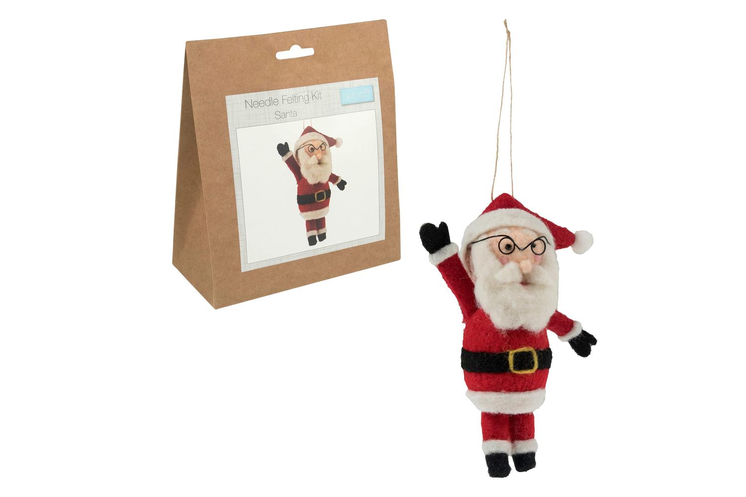 Trimits Gro-tck020 - Nfelting Santa - Needle Felting Kit Chr