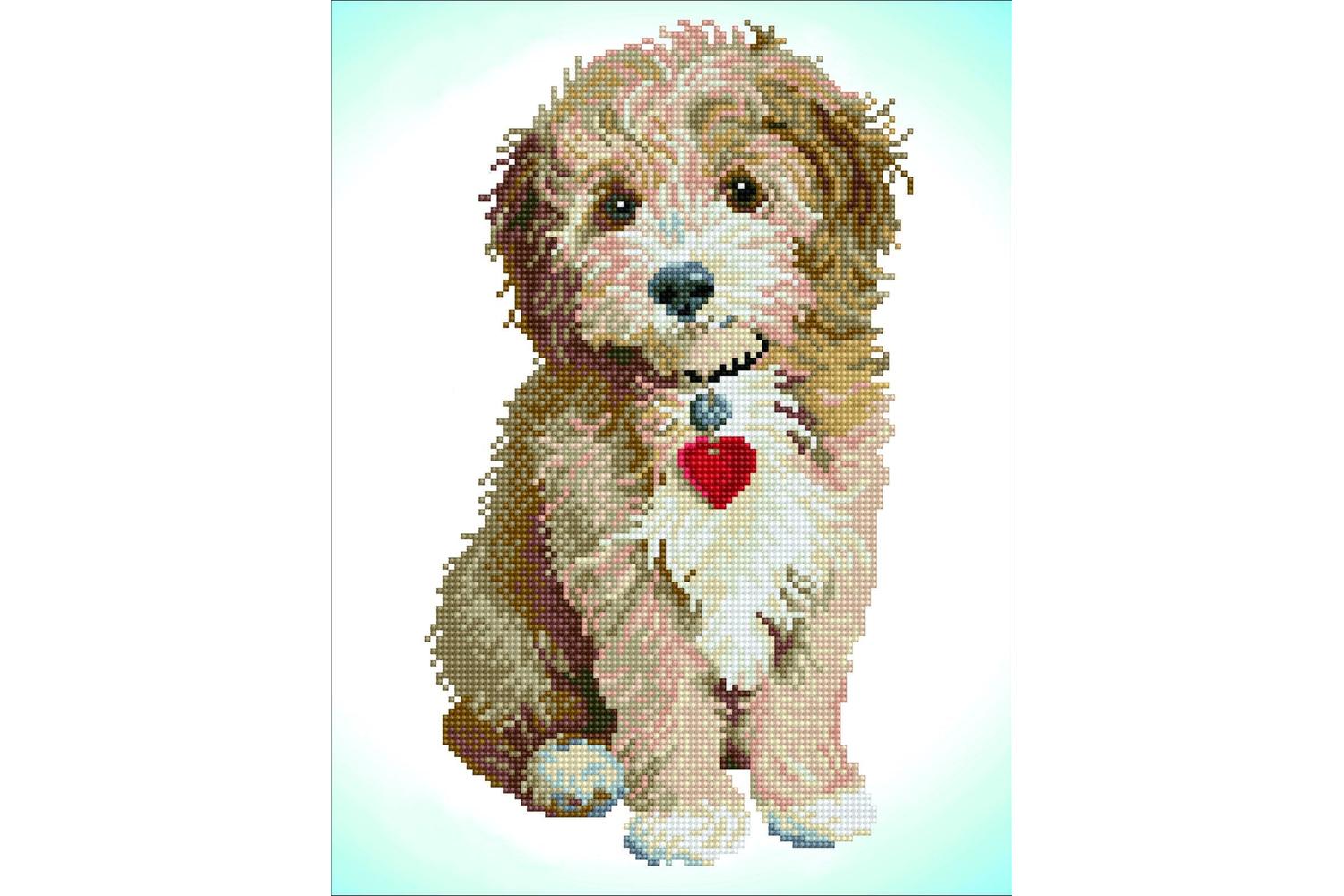 Diamond Dotz Gro-dd6.007 - Lovely Boy - Diamond Painting Kit