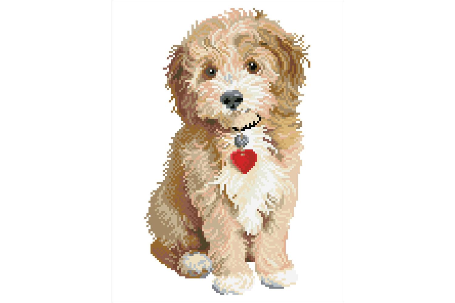Diamond Dotz Gro-dd6.007 - Lovely Boy - Diamond Painting Kit-3