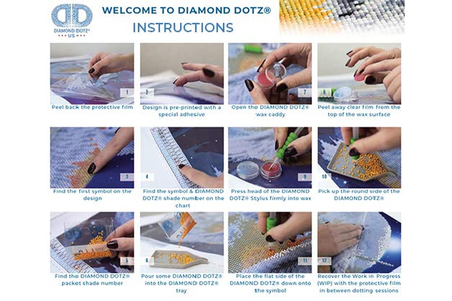 Diamond Dotz Gro-dd6.007 - Lovely Boy - Diamond Painting Kit-4