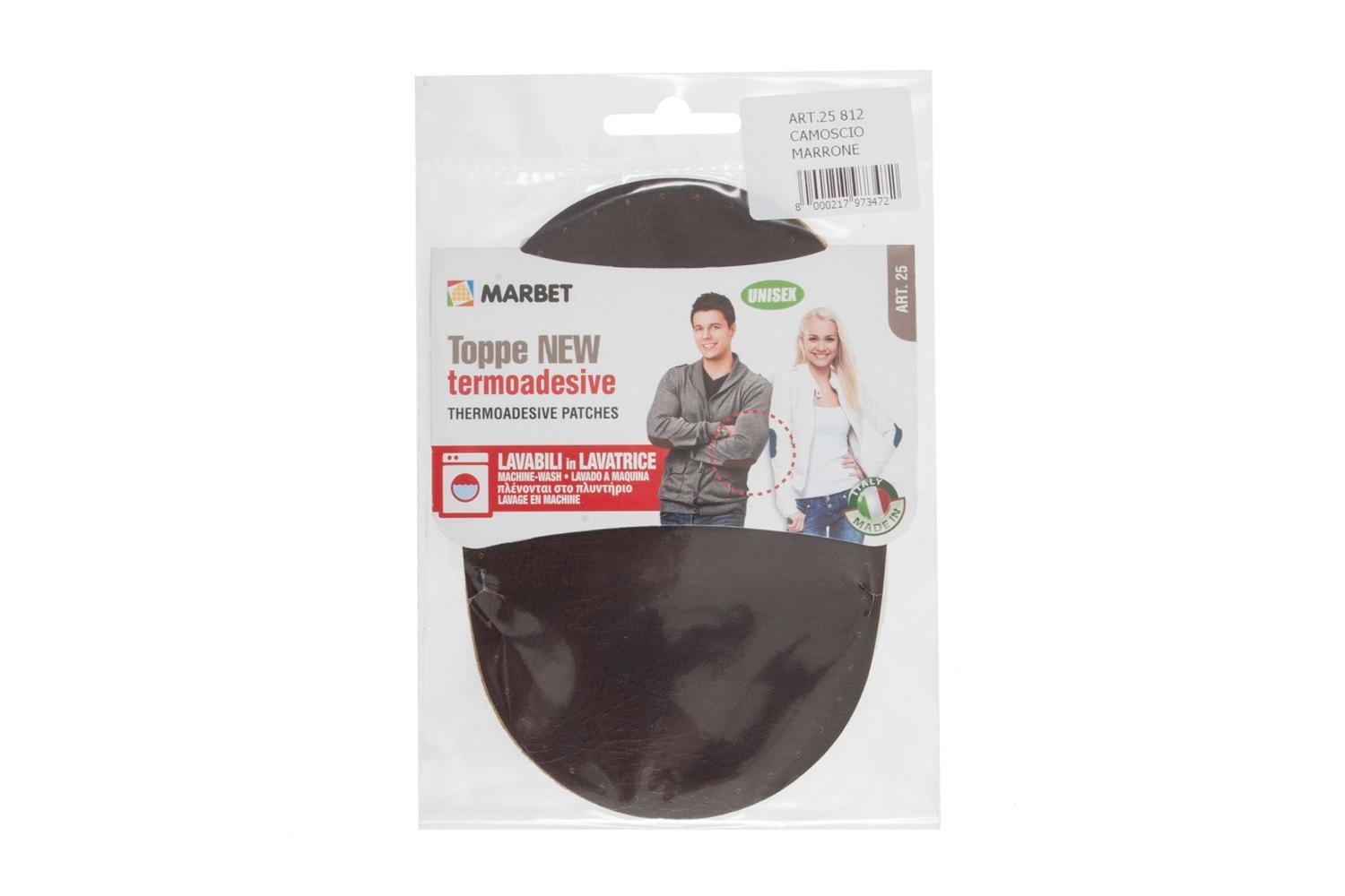 Marbet Gro-mb25.812 - Patches Iron-on Chamois-effect 15 X 10