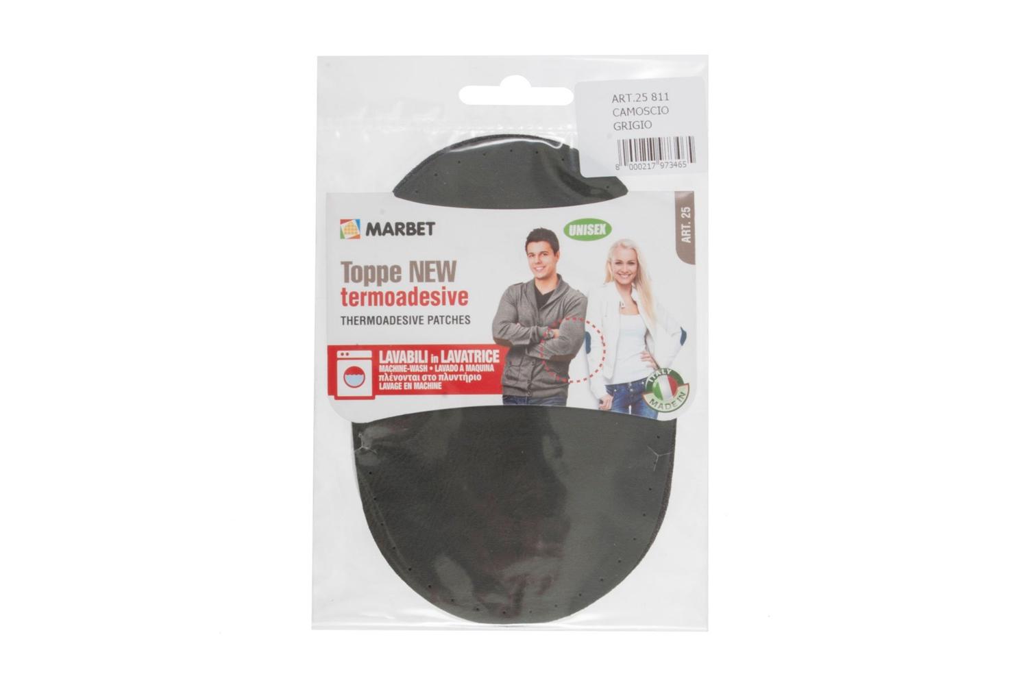 Marbet Gro-mb25.811 - Patches Iron-on Chamois-effect 15 X 10