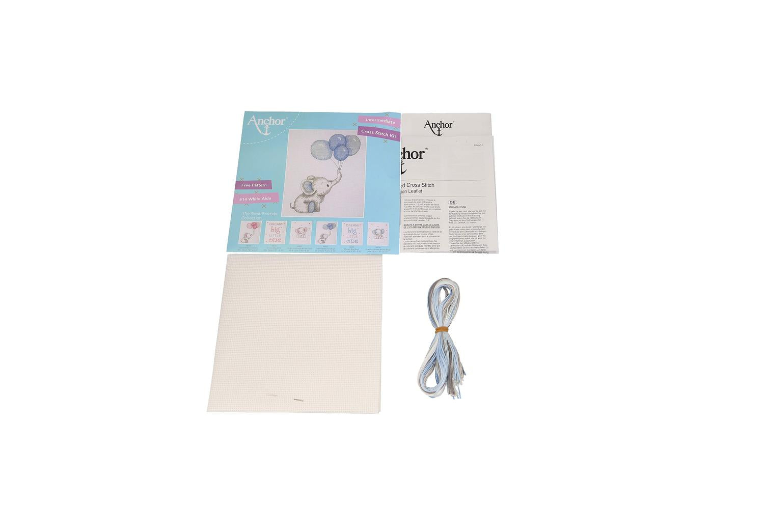 Anchor Gro-ak31 - Boy Balloons - Counted Cross Stitch Kit Ba-4