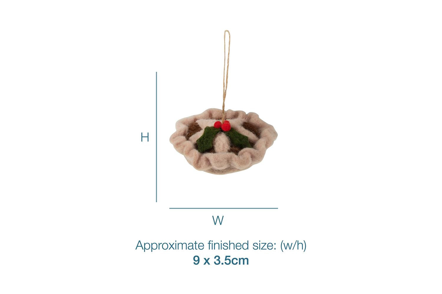 Trimits Gro-tck038 - Nfelting Mince Pie - Needle Felting Kit-3