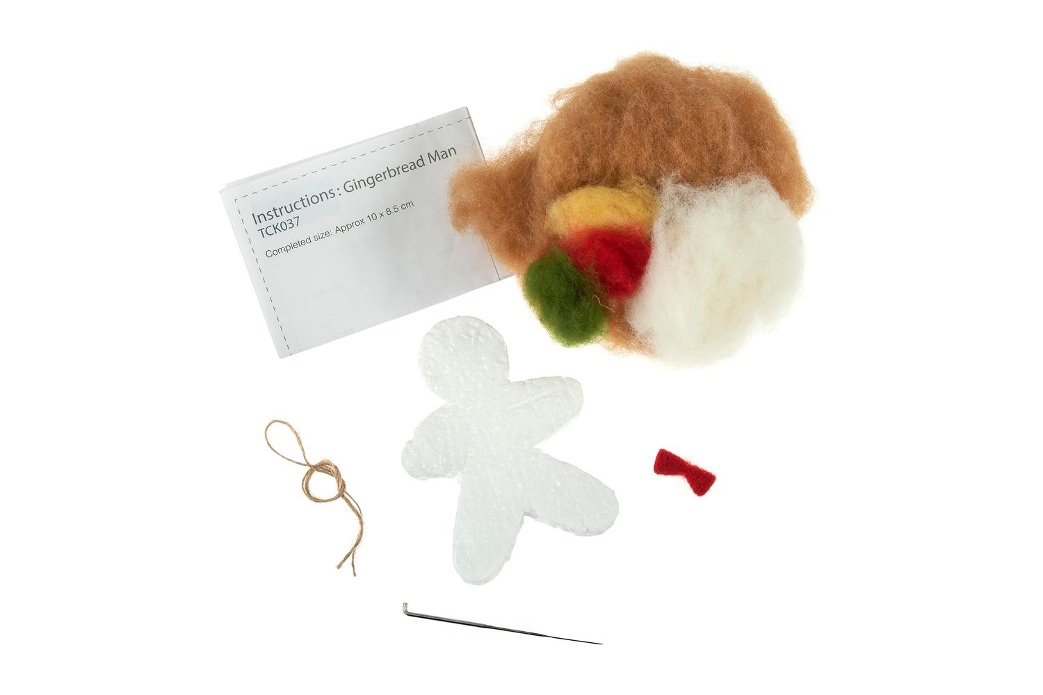 Trimits Gro-tck037 - Nfelting Gbread Man - Needle Felting Ki-3