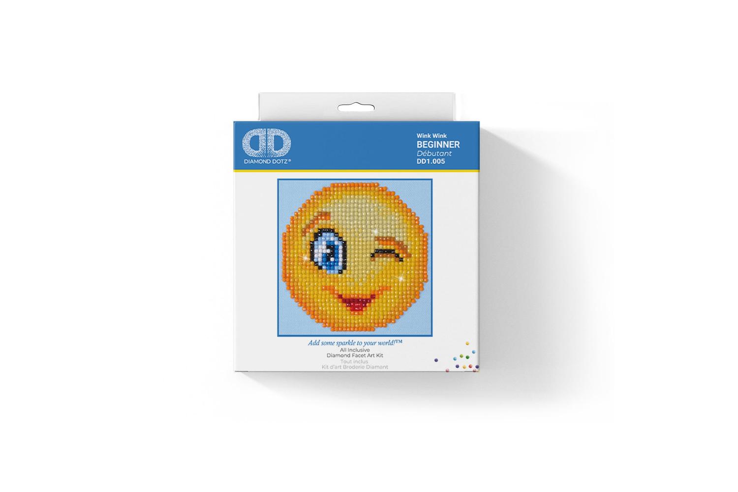 Diamond Dotz Gro-dd1.005 - Wink Wink - Diamond Painting Kit-3