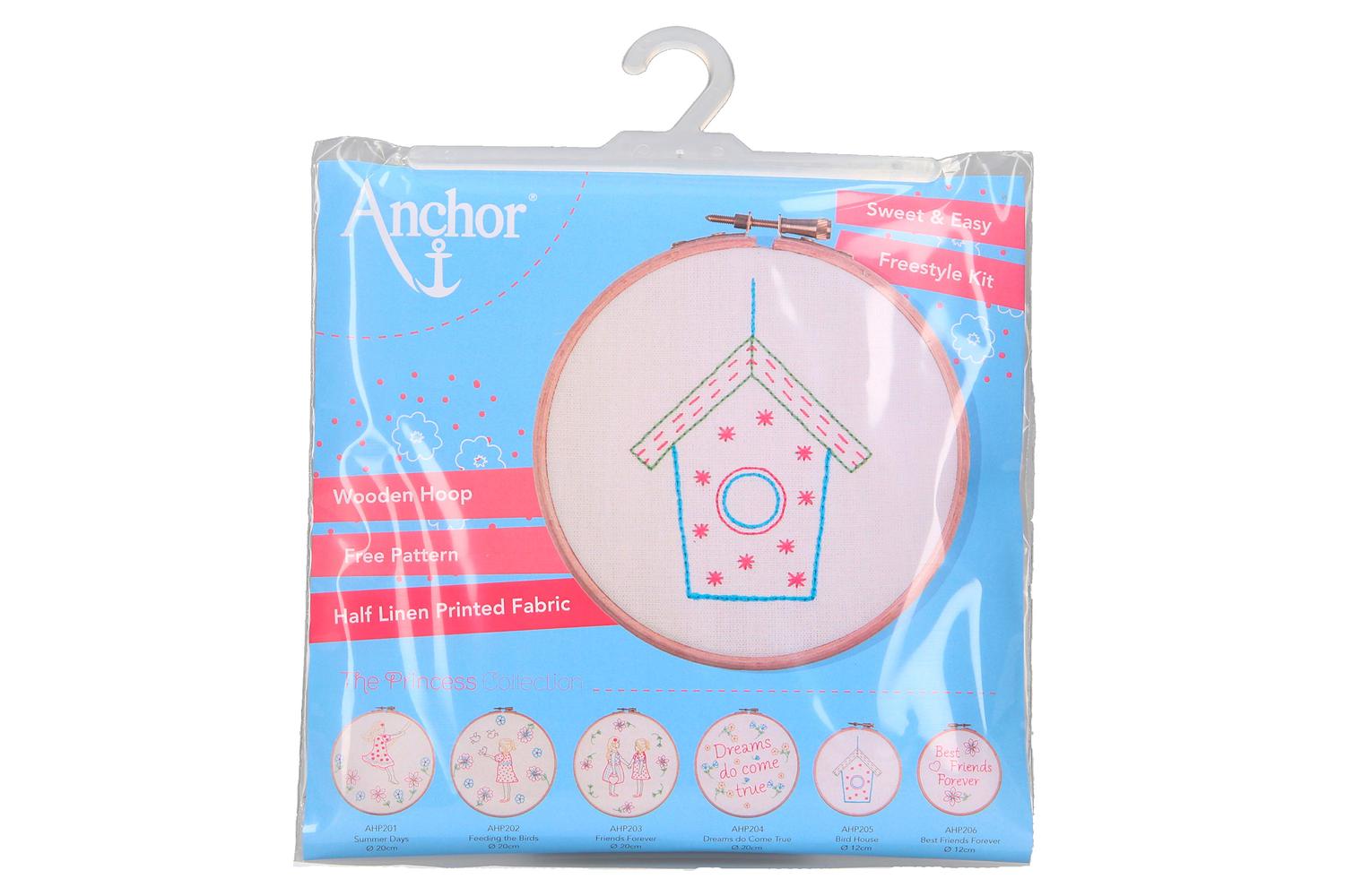 Anchor Gro-ahp205 - Bird House - Embroidery Kit With Hoop Bi-2