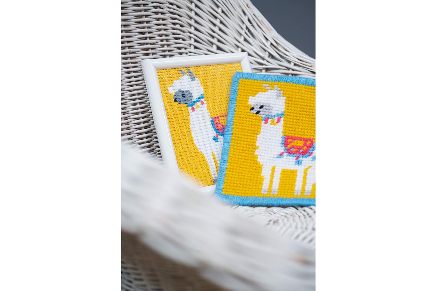 Vervaco Gro-pn-0178347 - Tkit Llama - Tapestry Kit Llama - V-2