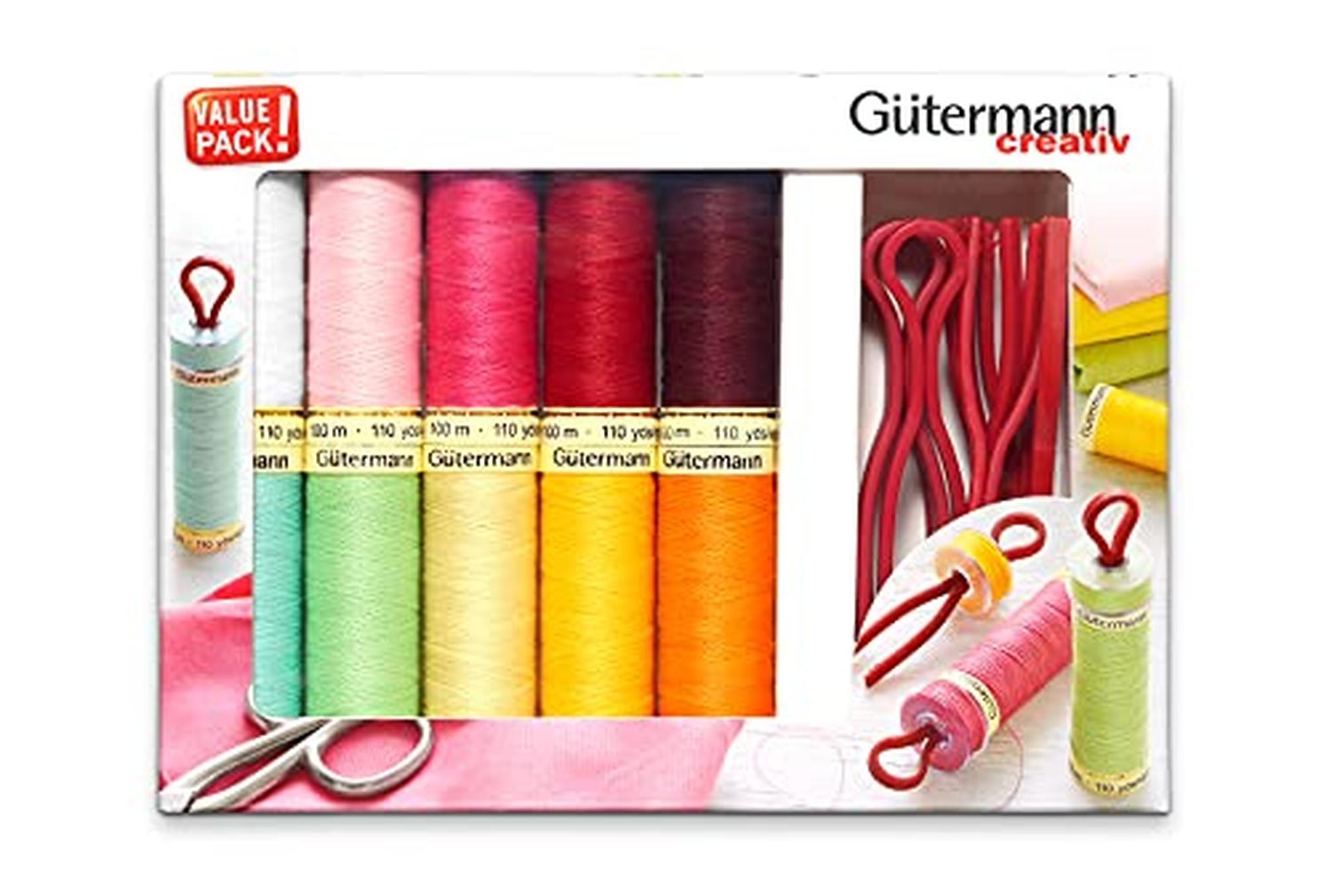 Gutermann Gro-734565 - Tset Sa 10x100m Bclip - Thread Set Se-2