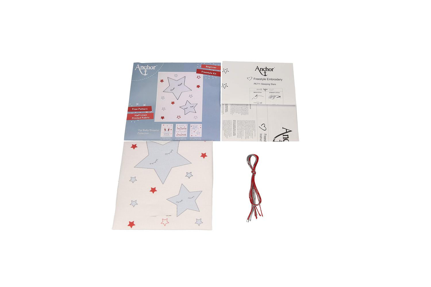 Anchor Gro-pe711 - Stars - Embroidery Kit Baby Sets Stars --4
