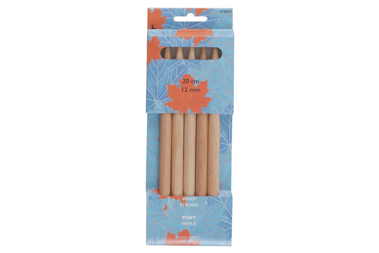 Pony Gro-p30221 - Maple De Kp 20cmx12 - Knitting Pins Double