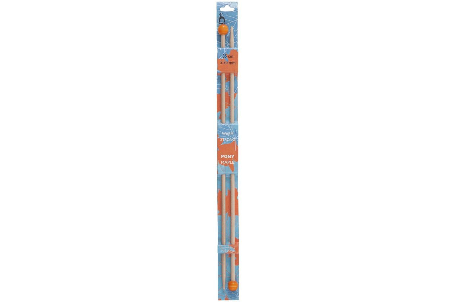 Pony Gro-p45312 - Maple Kp 35cmx550 - Knitting Pins Single-e