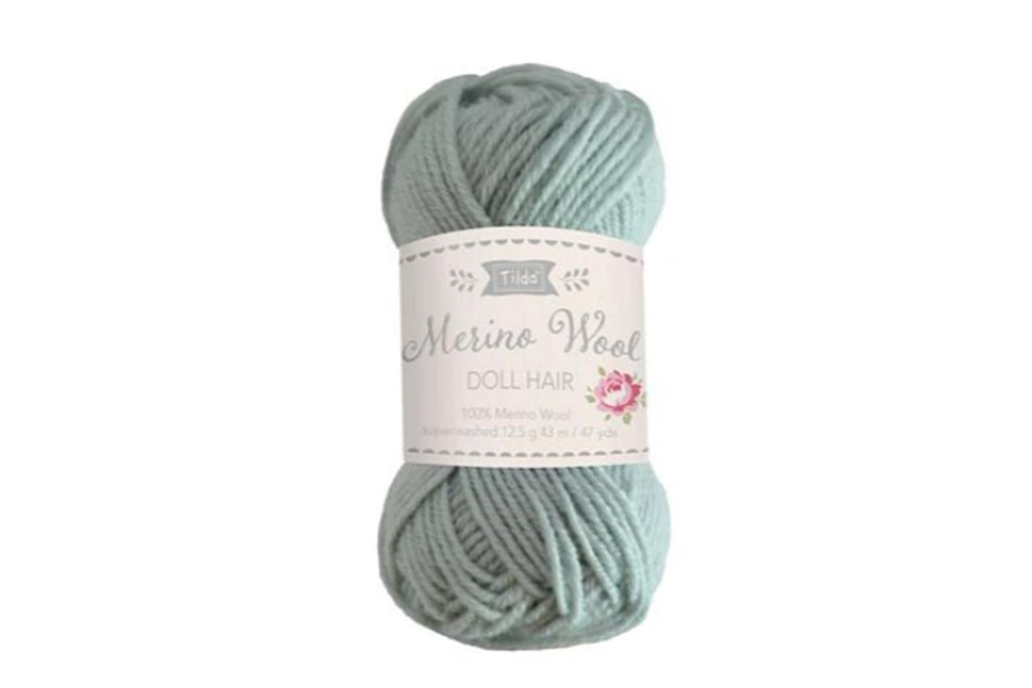 Tilda Gro-td140050 - Doll Hair Yarn Sage - Yarn For Doll Hai