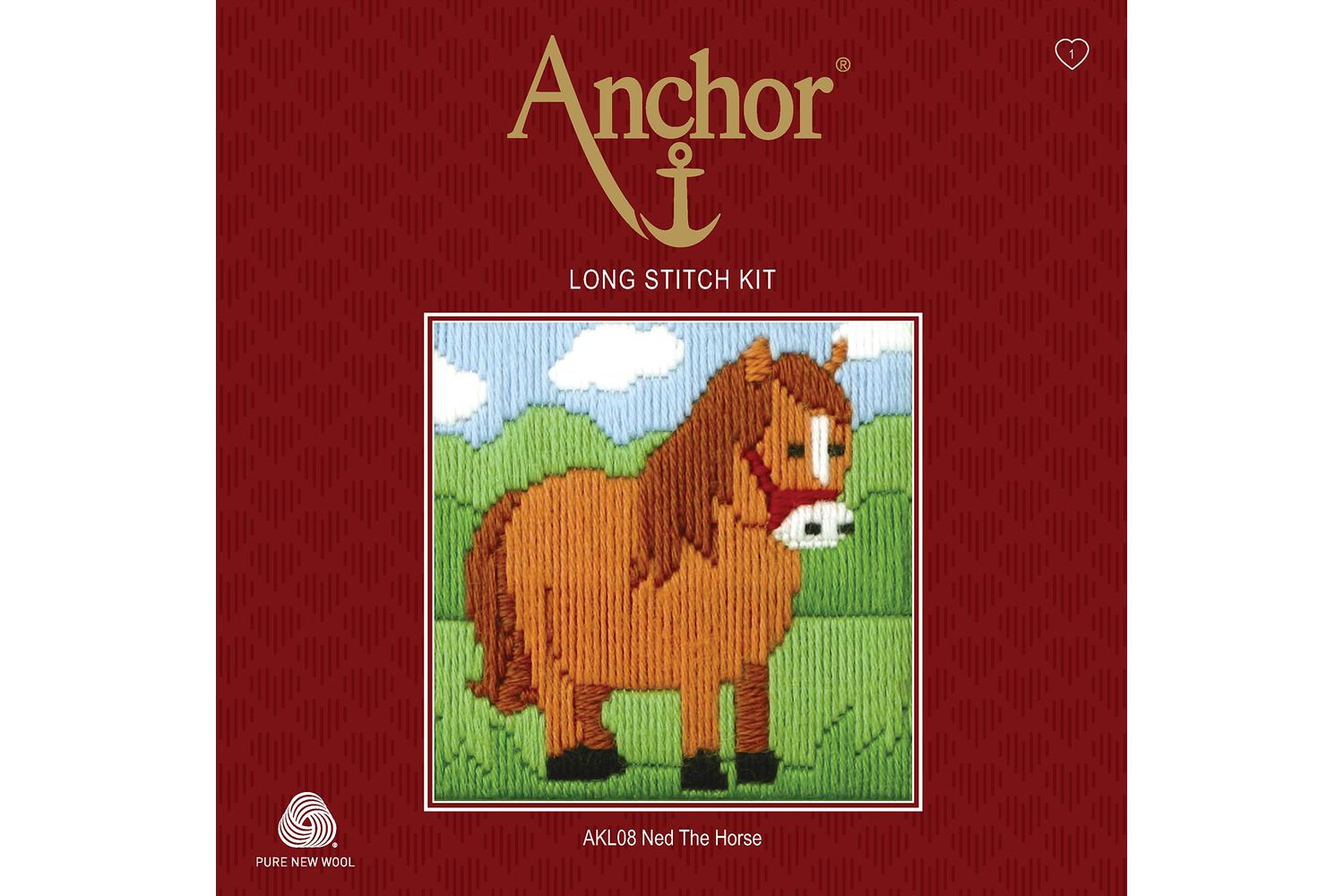 Anchor Gro-akl08 - Ned The Horse - Long Stitch Kit Starter N