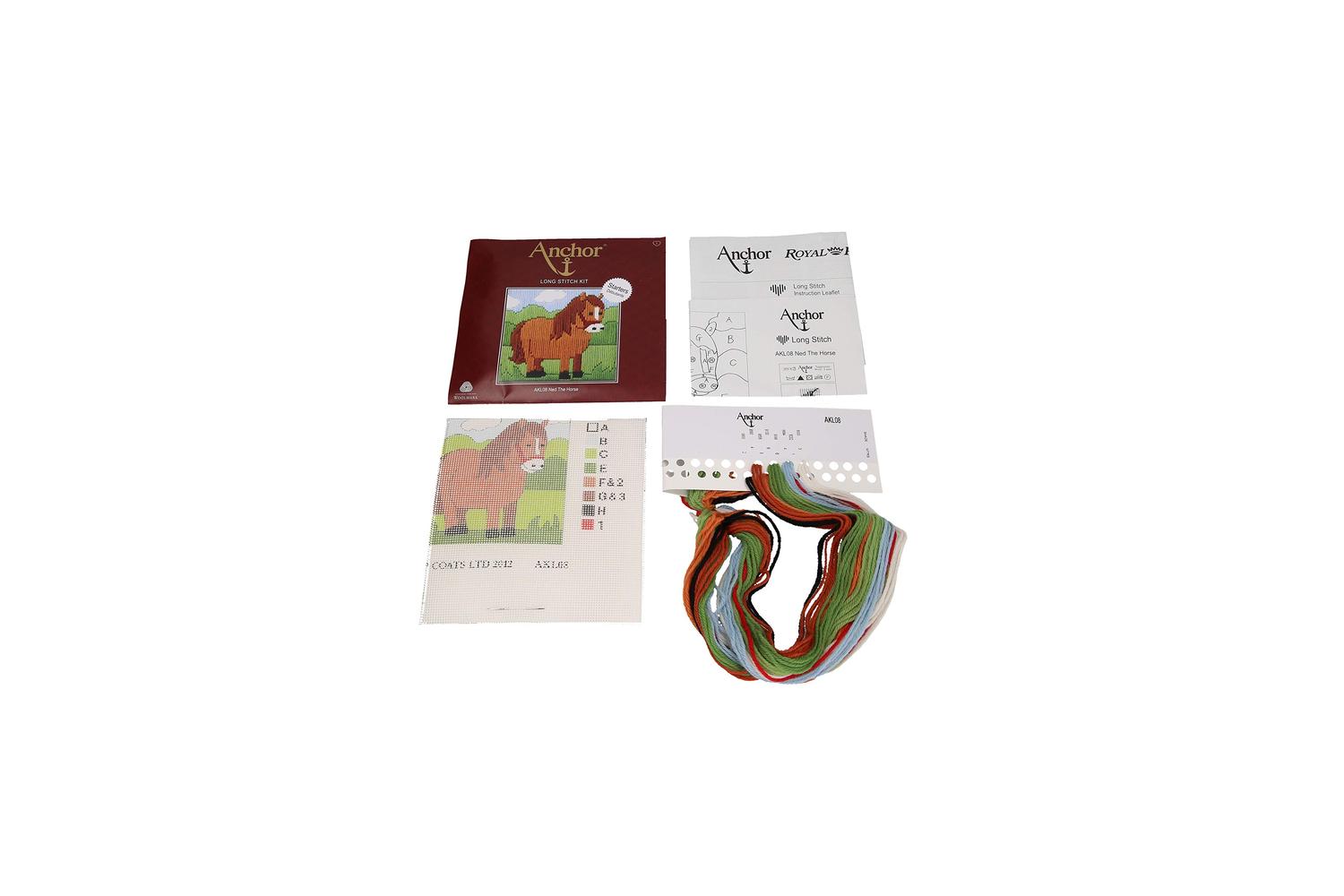 Anchor Gro-akl08 - Ned The Horse - Long Stitch Kit Starter N-3
