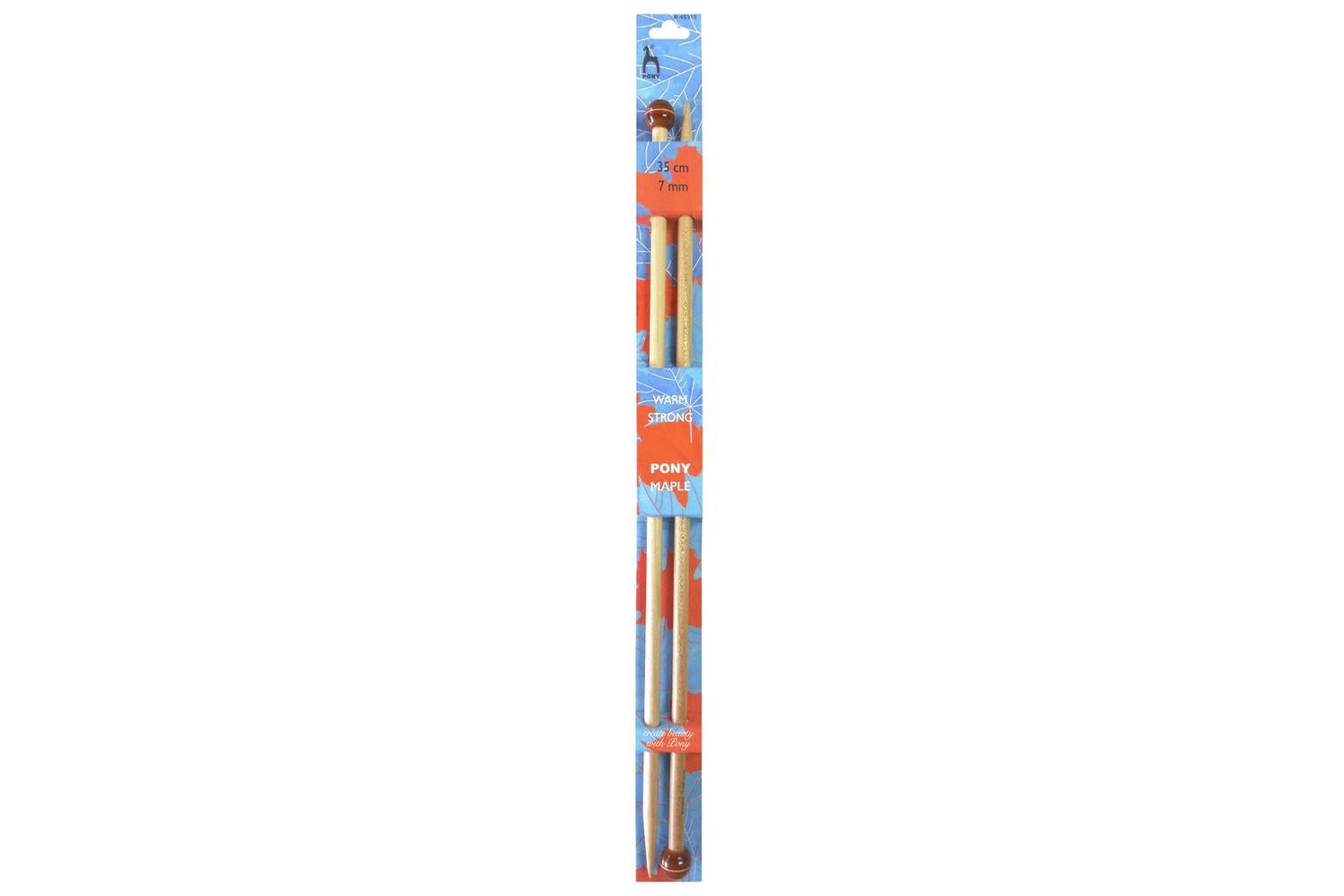 Pony Gro-p45315 - Maple Kp 35cmx700 - Knitting Pins Single-e