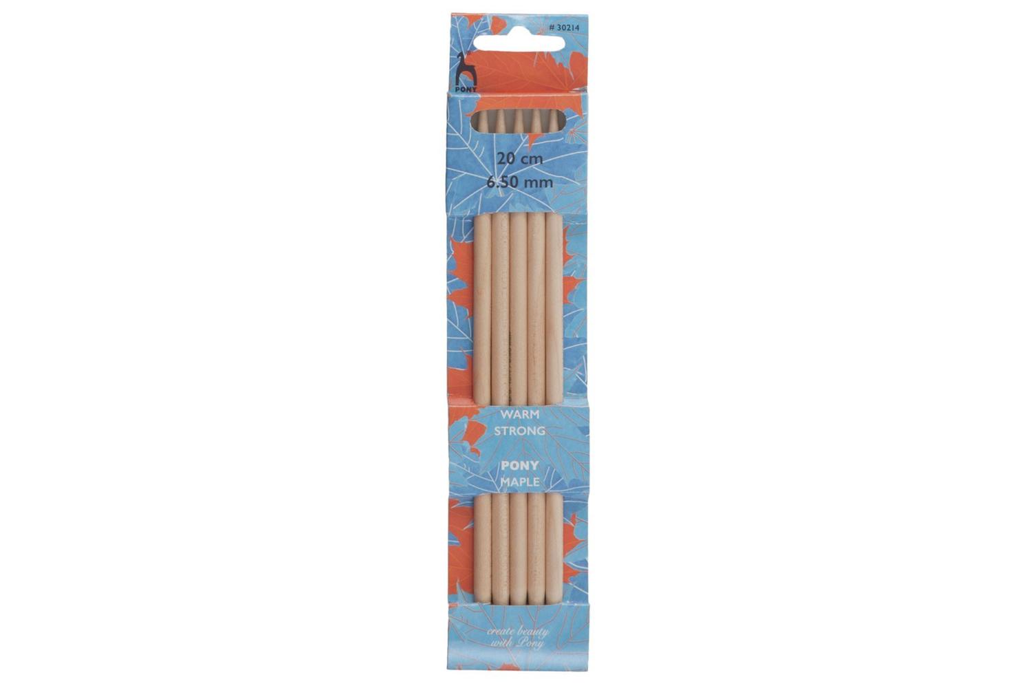 Pony Gro-p30214 - Maple De Kp 20cmx650 - Knitting Pins Doubl