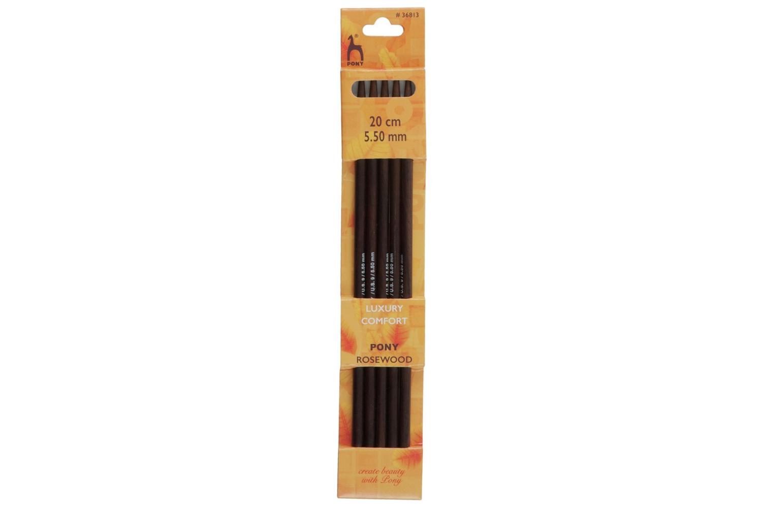 Pony Gro-p36813 - Rwood Kp De 20cmx550 - Knitting Pins Doubl