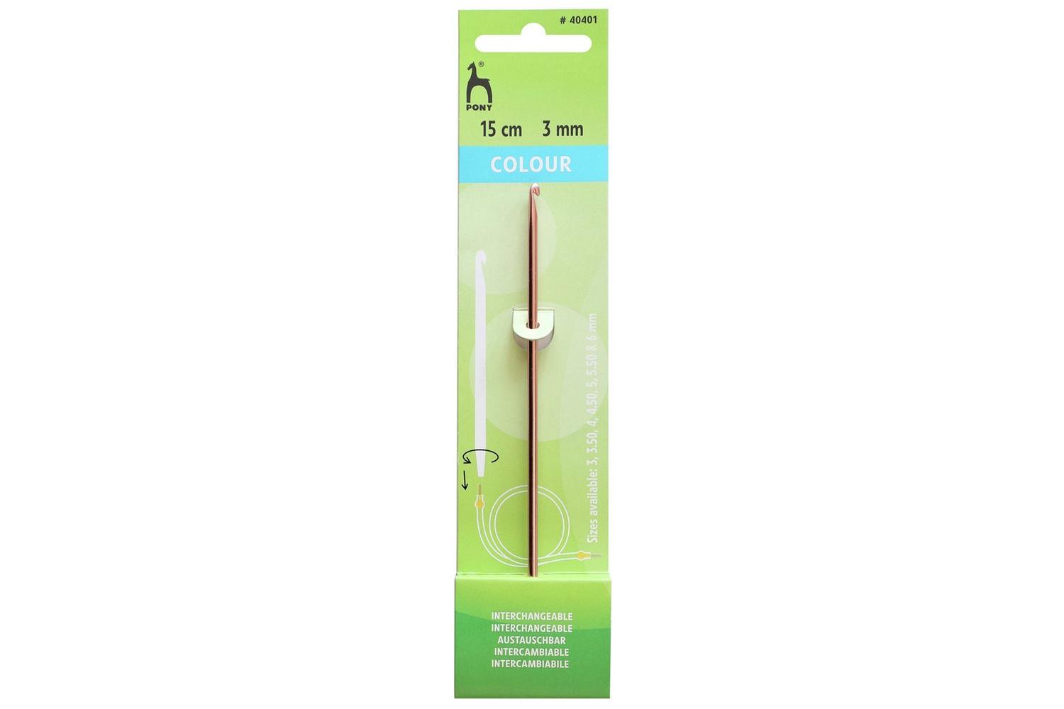 Pony Gro-p40401 - Crochet Hook Interchangeable Salmon 15cm X