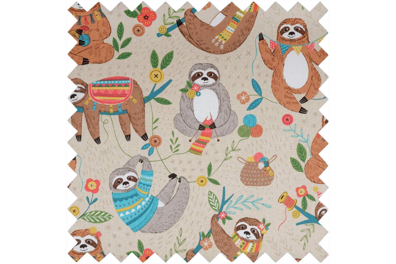 Trimits Gro-je69\566 - Quilters Mmat Sloth - Quilters Multi--2