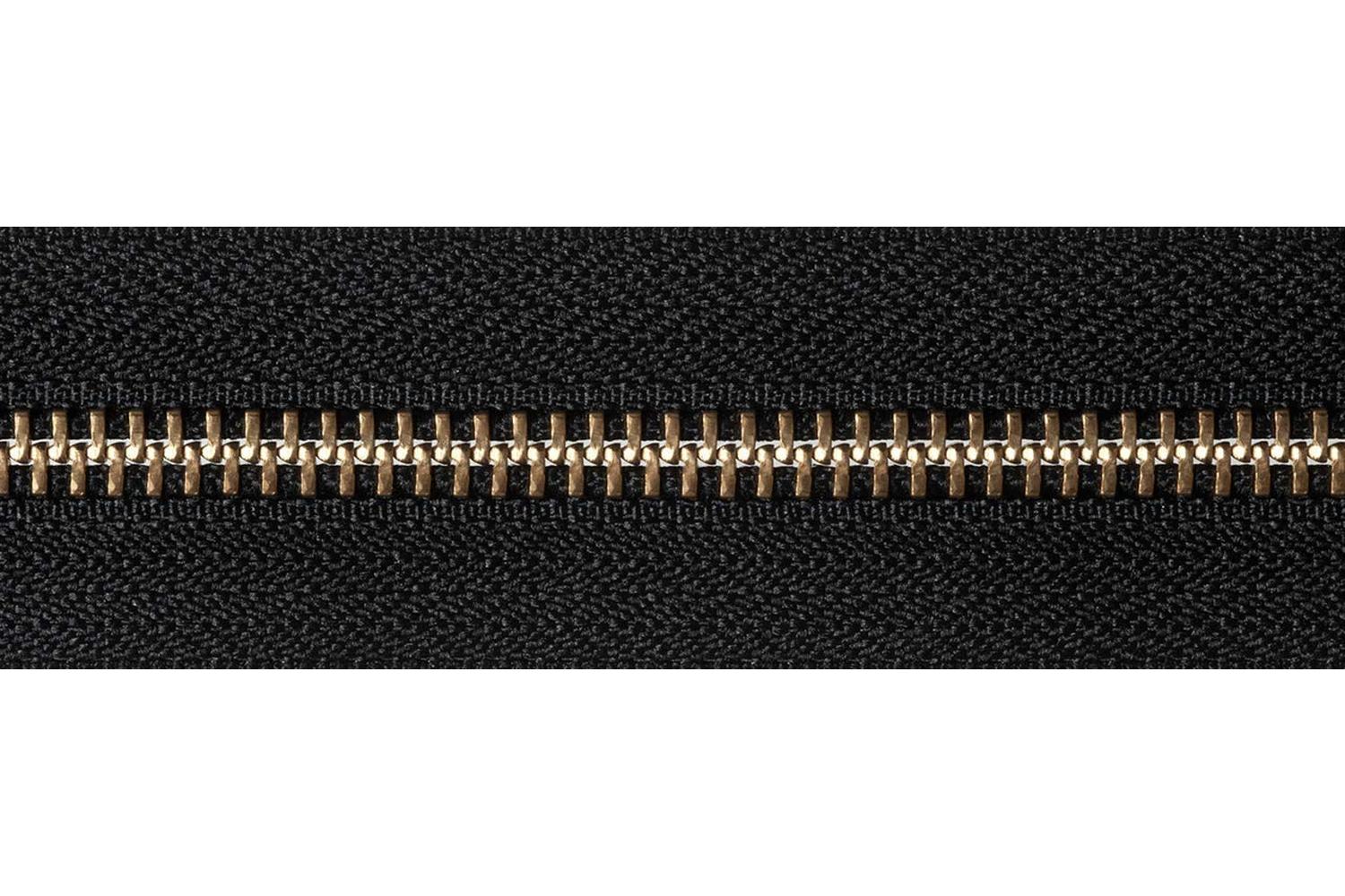 Ykk Gro-y2066\580 - Brass Oend Zip 66cm - Brass Metal Open E-2