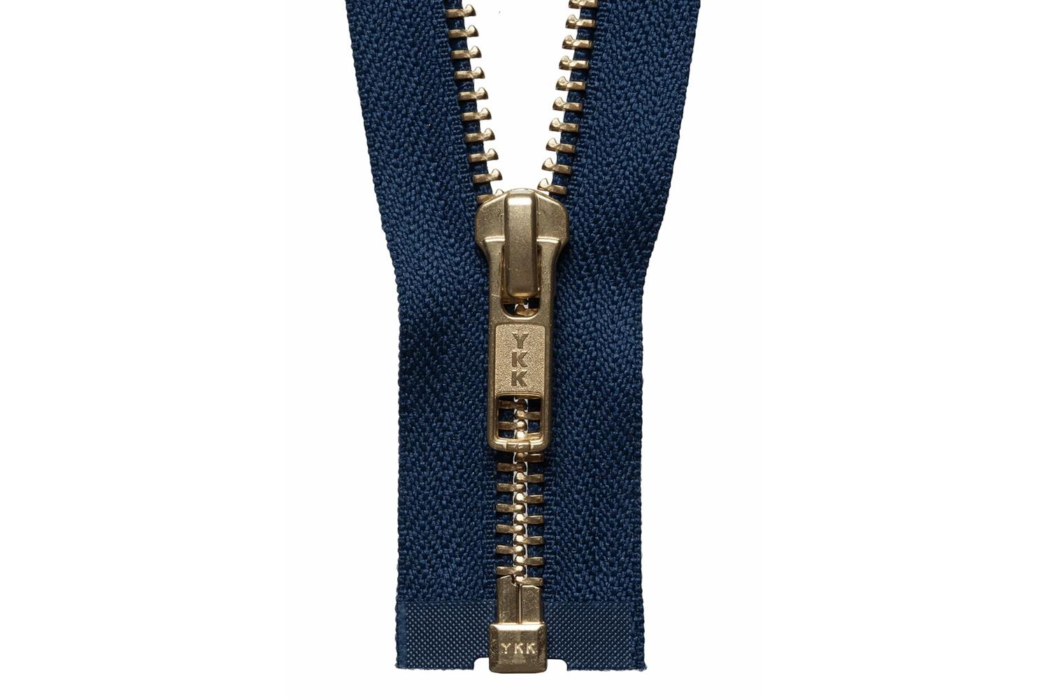 Ykk Gro-y2076\919 - Brass Oend Zip 76cm - Brass Metal Open E