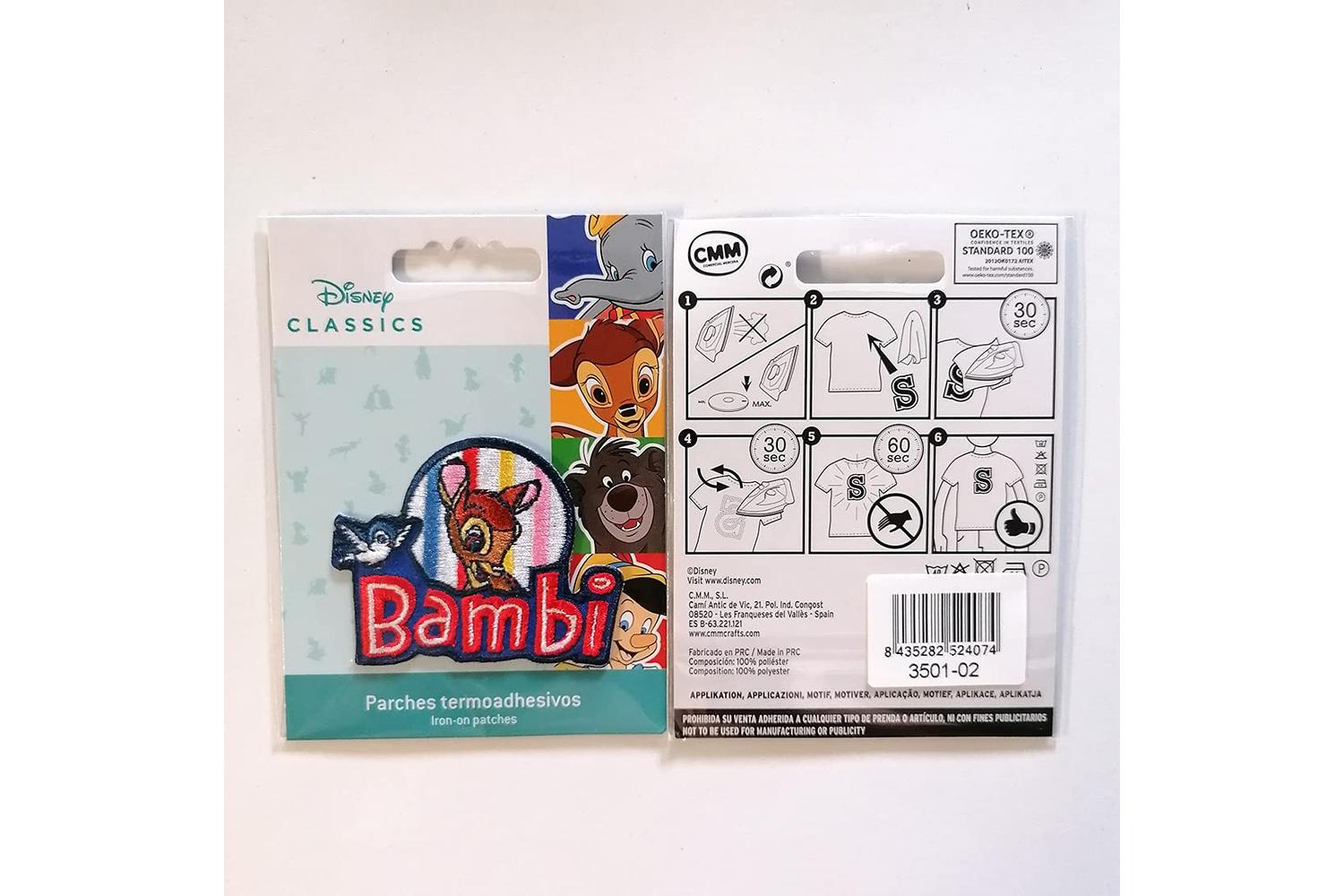 Groves Gro-3501\02 - Emb Patch Bambi - Motif Iron-on Bambi --2
