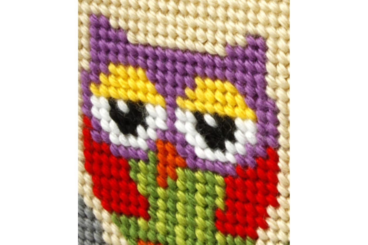 Orchidea Gro-orc.5100 - Emb Kit Tbox Owl - Needlepoint Kit T-2