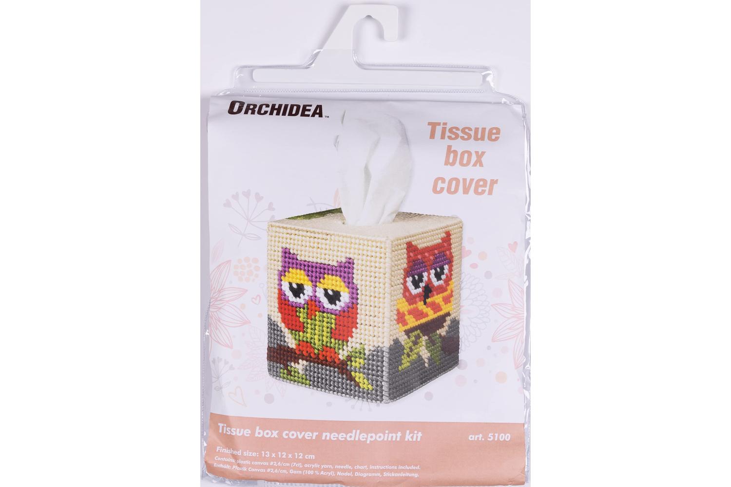 Orchidea Gro-orc.5100 - Emb Kit Tbox Owl - Needlepoint Kit T-3