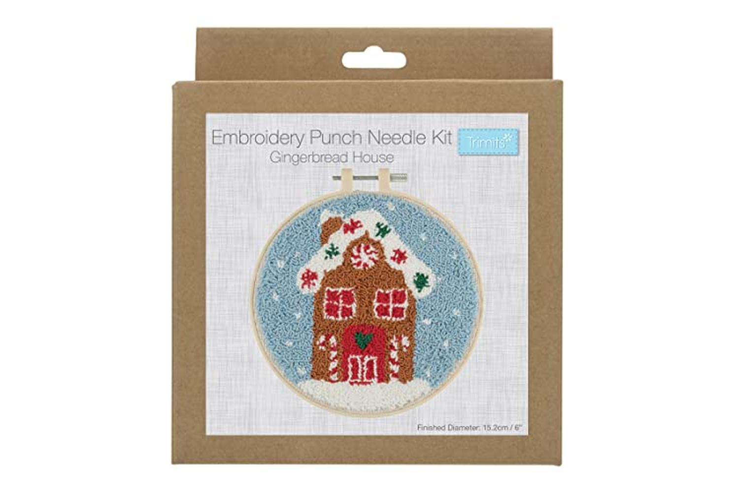 Trimits Gro-gck127 - Punch Needle Kit Floss And Hoop Christm-2