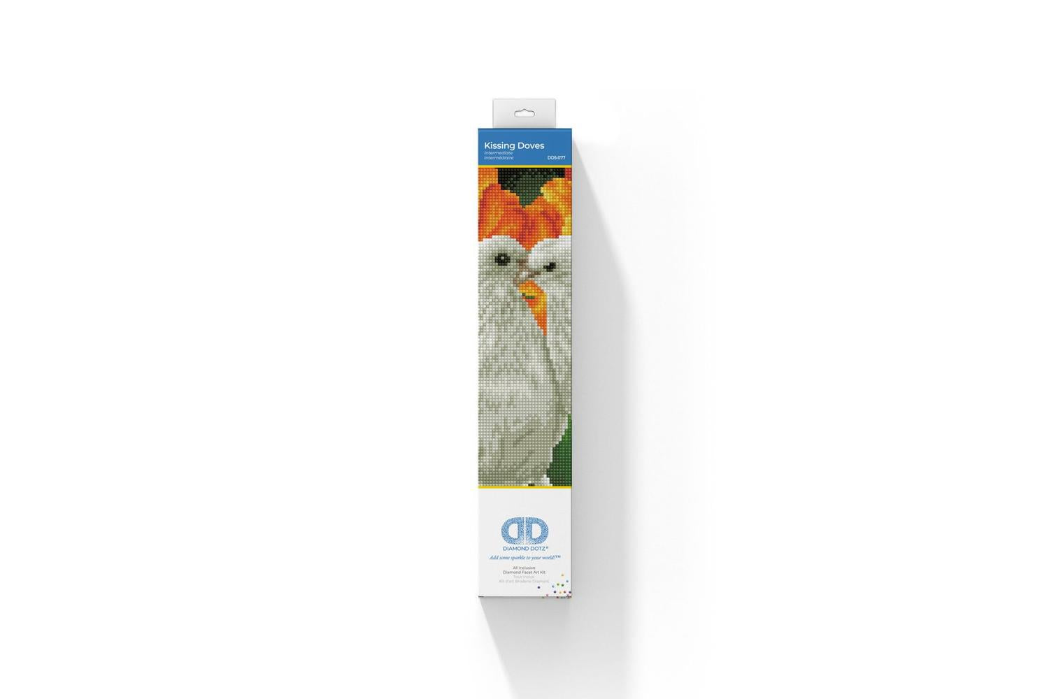 Diamond Dotz Gro-dd5.077 - Kissing Doves - Diamond Painting-2