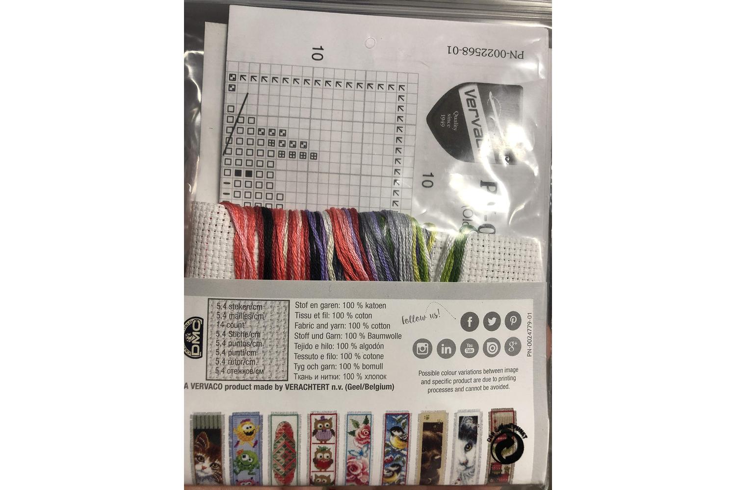 Vervaco Gro-pn-0143914 - Bmark Cats 2 - Counted Cross Stitch-2