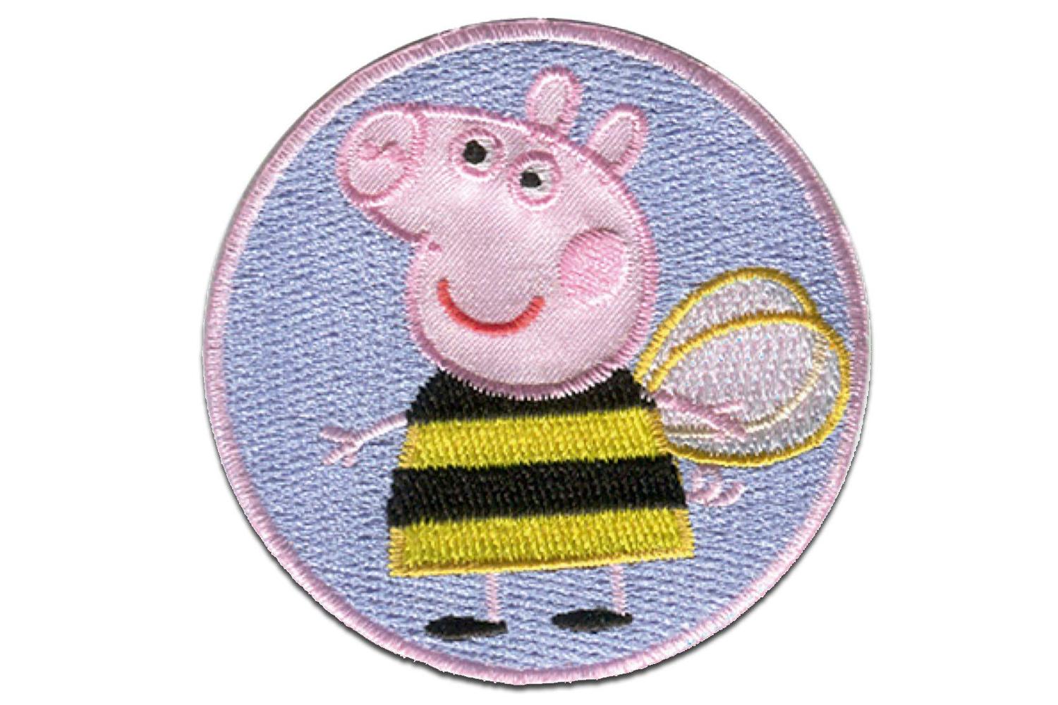 Groves Gro-3482\08 - Emb Patch Ppig Bee - Motif Iron-on Pepp