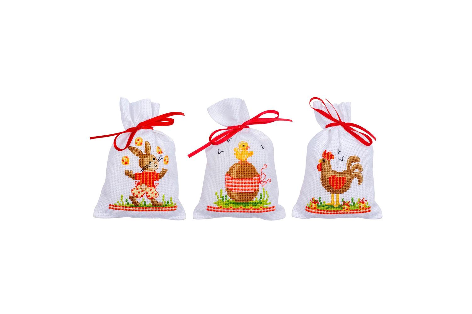 Vervaco Gro-pn-0200150 - Counted Cross Stitch Kit Gift Bags