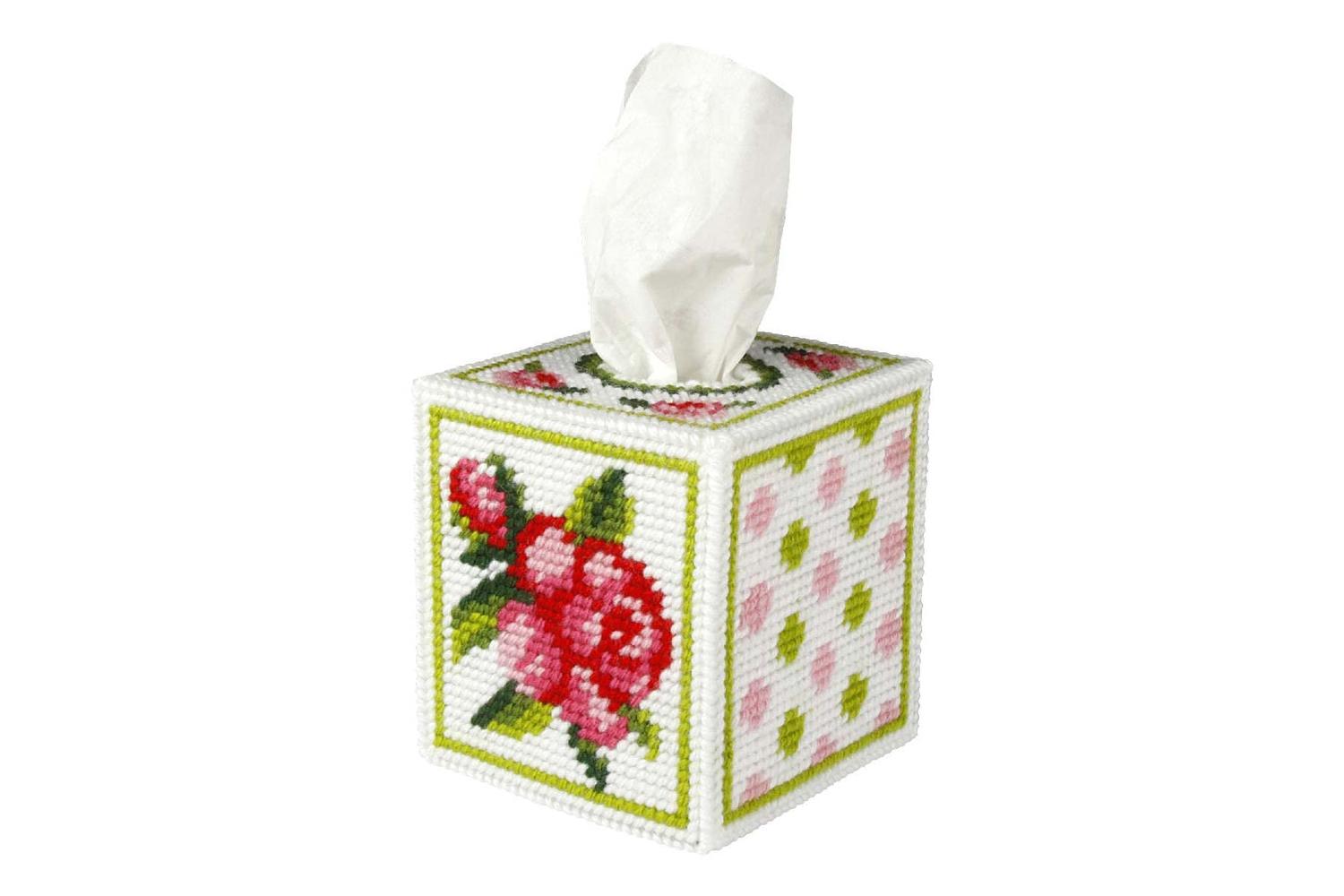 Orchidea Gro-orc.5101 - Emb Kit Tbox Rose - Needlepoint Kit