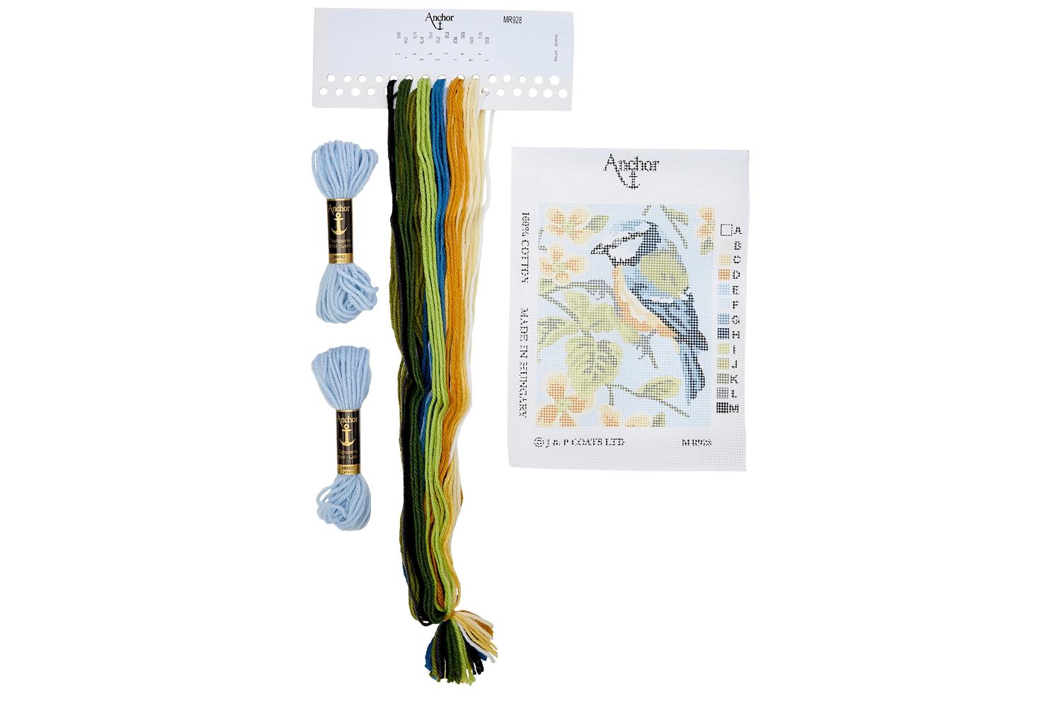 Anchor Gro-mr928 - Blue Tit - Tapestry Kit Starter Blue Tit