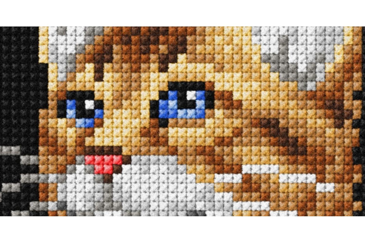 Orchidea Gro-orc.99035 - Cross Stitch Kit Cushion Large Cat-2