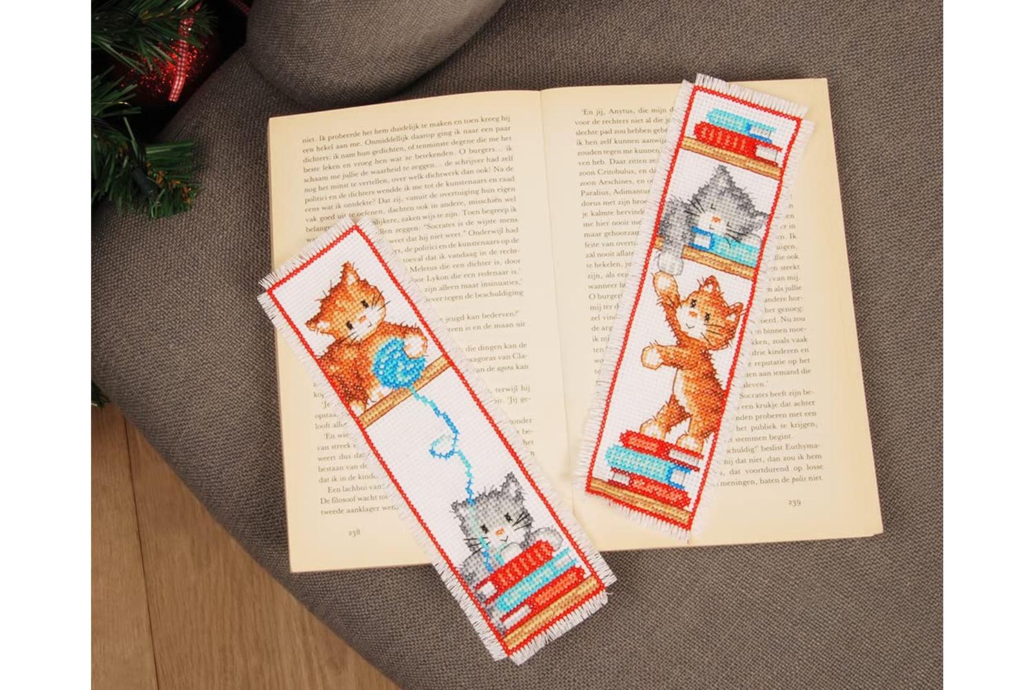 Vervaco Gro-pn-0165211 - Counted Cross Stitch Kit Bookmarks-2