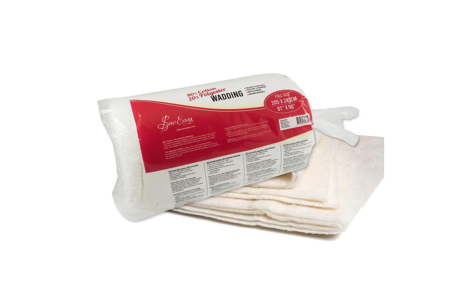 Sew Easy Gro-nlw.203 - Wadding 81x96in - Wadding 80 Cotton A