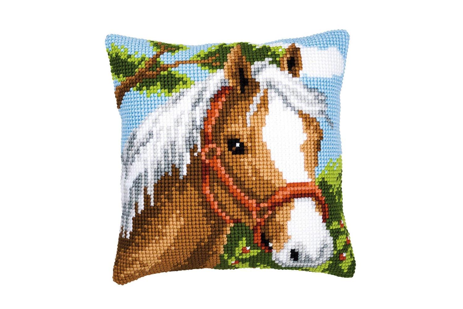 Vervaco Gro-pn-0008624 - Cushion Pony - Cross Stitch Kit Cus-2