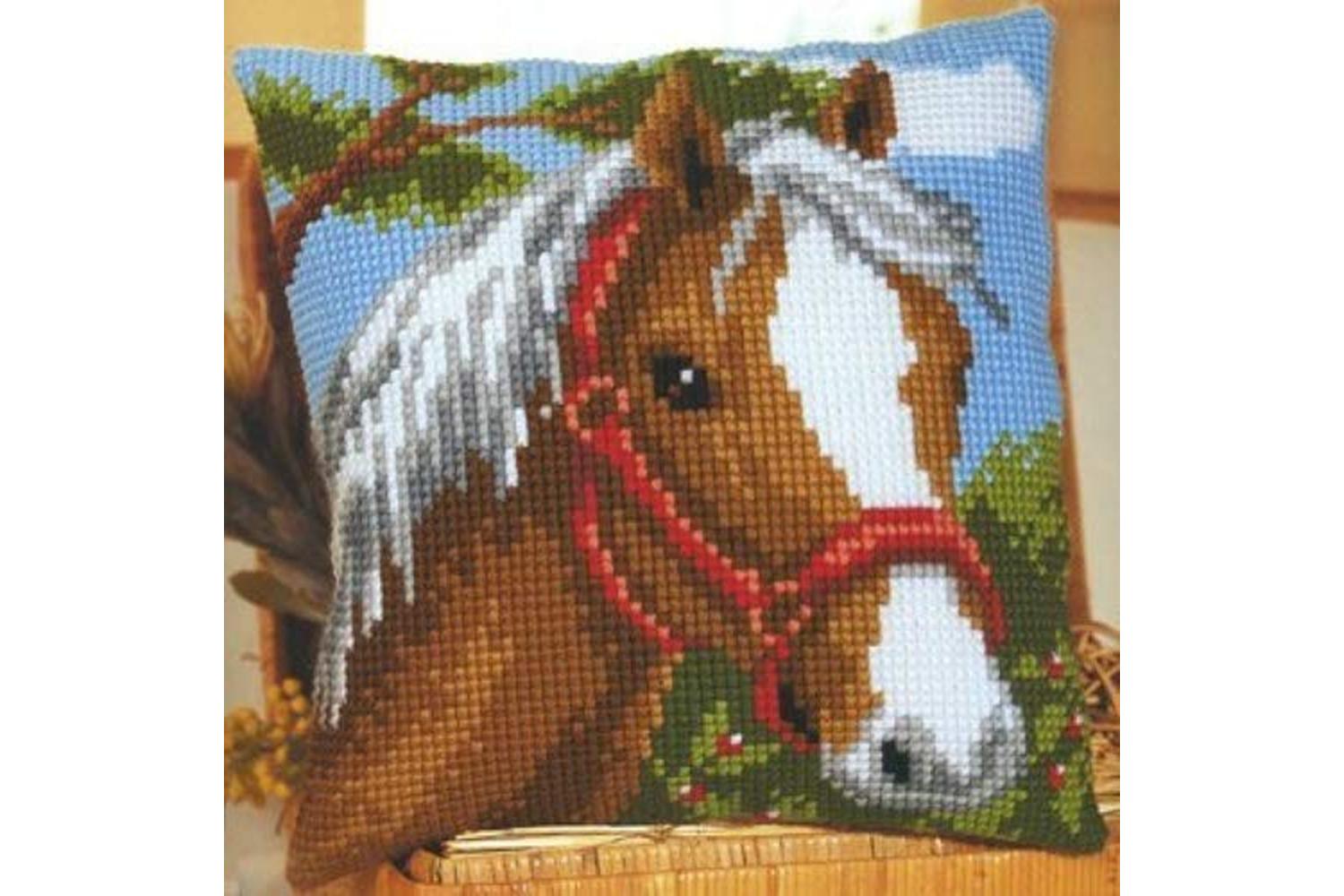 Vervaco Gro-pn-0008624 - Cushion Pony - Cross Stitch Kit Cus-3