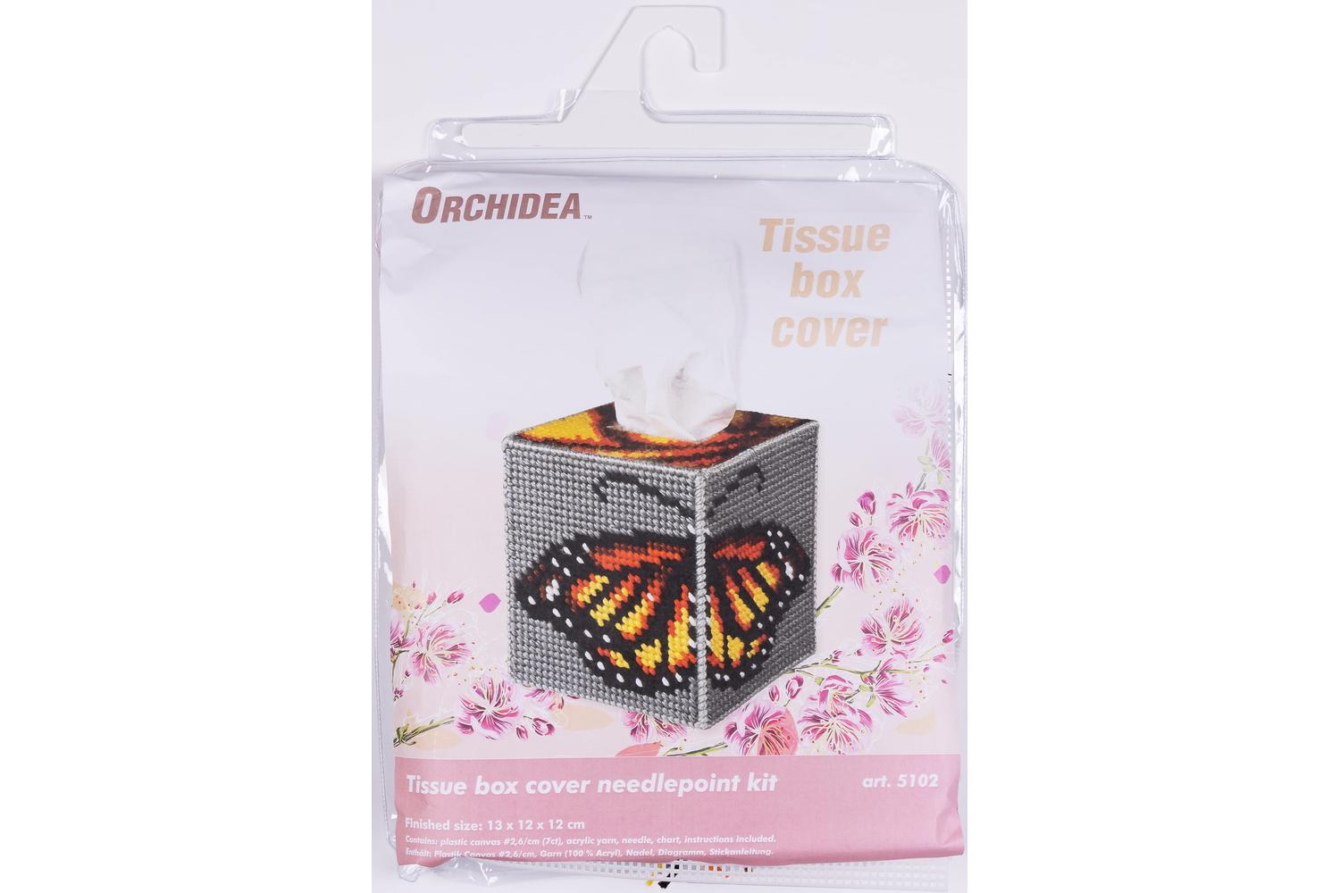 Orchidea Gro-orc.5102 - Emb Kit Tbox Bfly - Needlepoint Kit-3
