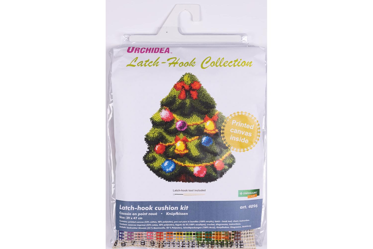 Orchidea Gro-orc.4096 - Lhk Christmas Tree - Latch Hook Kit-3